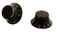 Top Hat Knobs Gibson Black, Gold, Vintage Amber