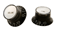 Top Hat Style Knobs Gibson Black, Gold