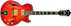 IBANEZ AF96 DHS Chitarre semiacustiche elettrificata AF-95