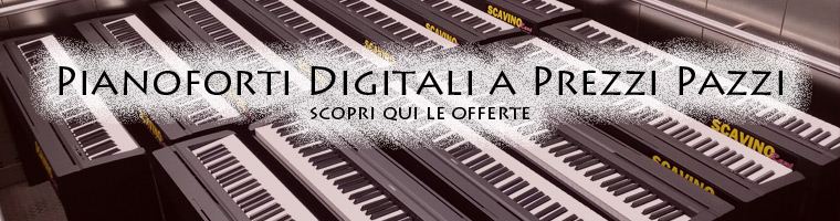 Sottocosto sui Pianoforti digitali!