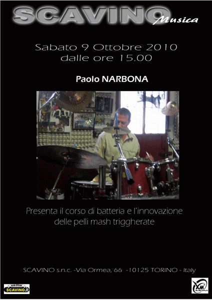 Paolo NARBONA in concerto - scavino torino