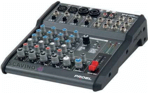 Mixer M6 Proel M6 Mixer con effetti incorporati